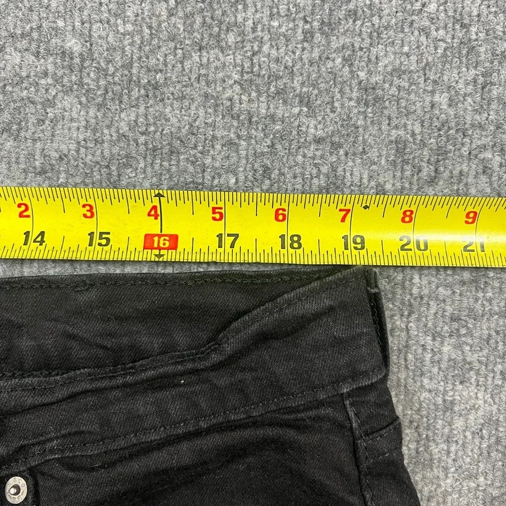 Levis 511 Shorts Mens 40 Black Denim Cotton Stretch Slim Fit Mid‎ Rise Dark Wash
